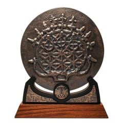Hitit Güneşi (Rozet Panel-Bronz Kaplama) -  Obje