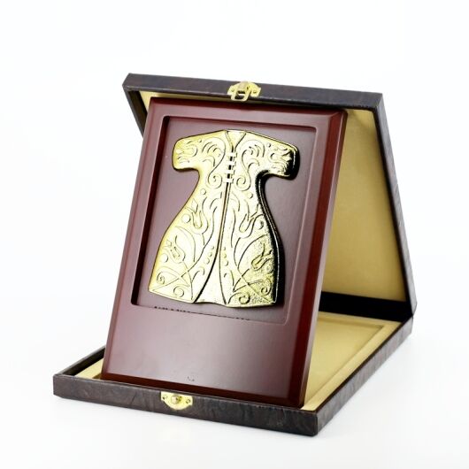 Kaftan Plaket Altın - Gümüş