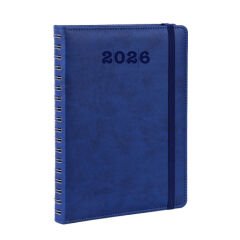 Spiralli Deri Kapaklı Defter