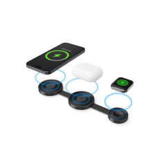 3'ü 1 Arada Wireless Kablosuz Şarj Cihazı